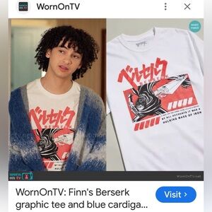 Urban Outfitters Berserk Off White Graphic Tee